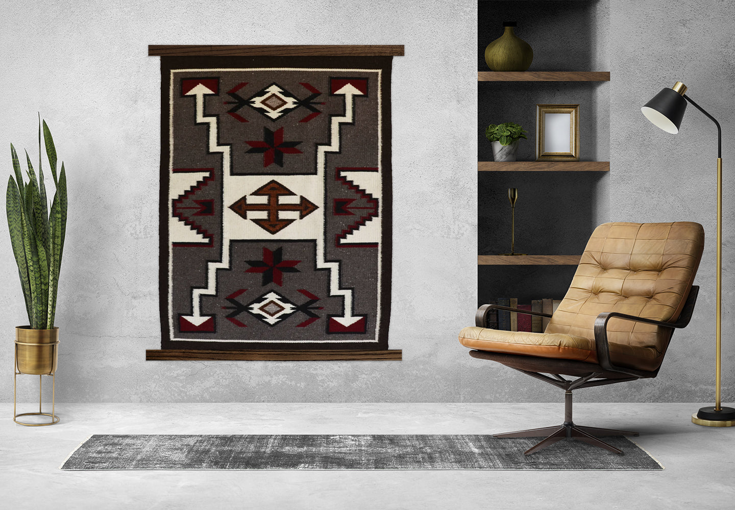 Hang a Native American Rug on the Wall