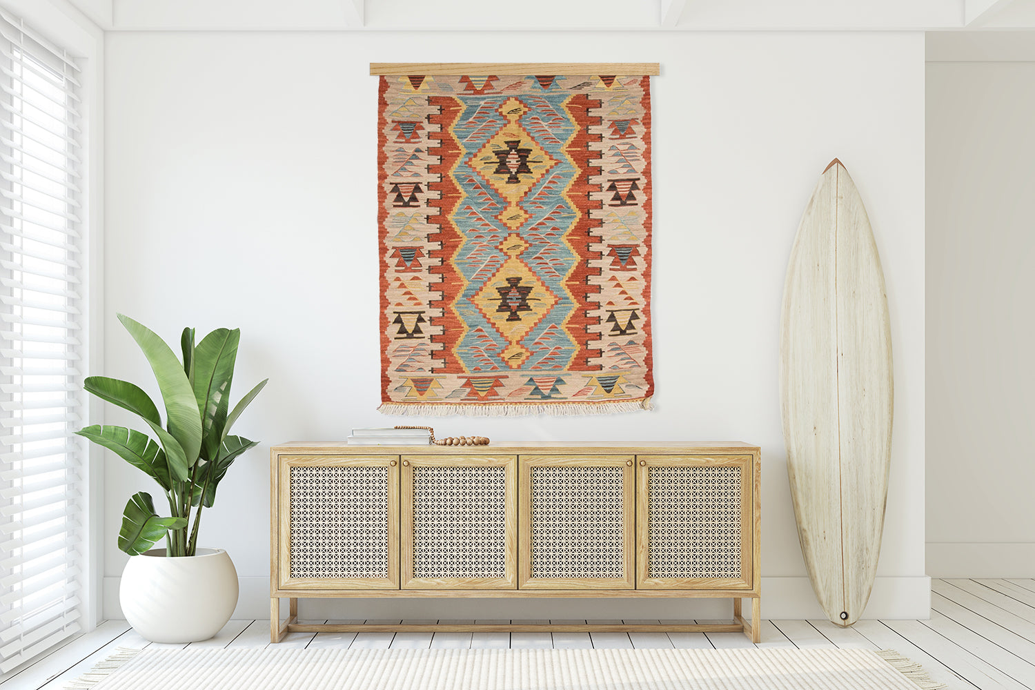 How to Hang Rugs on the Wall
