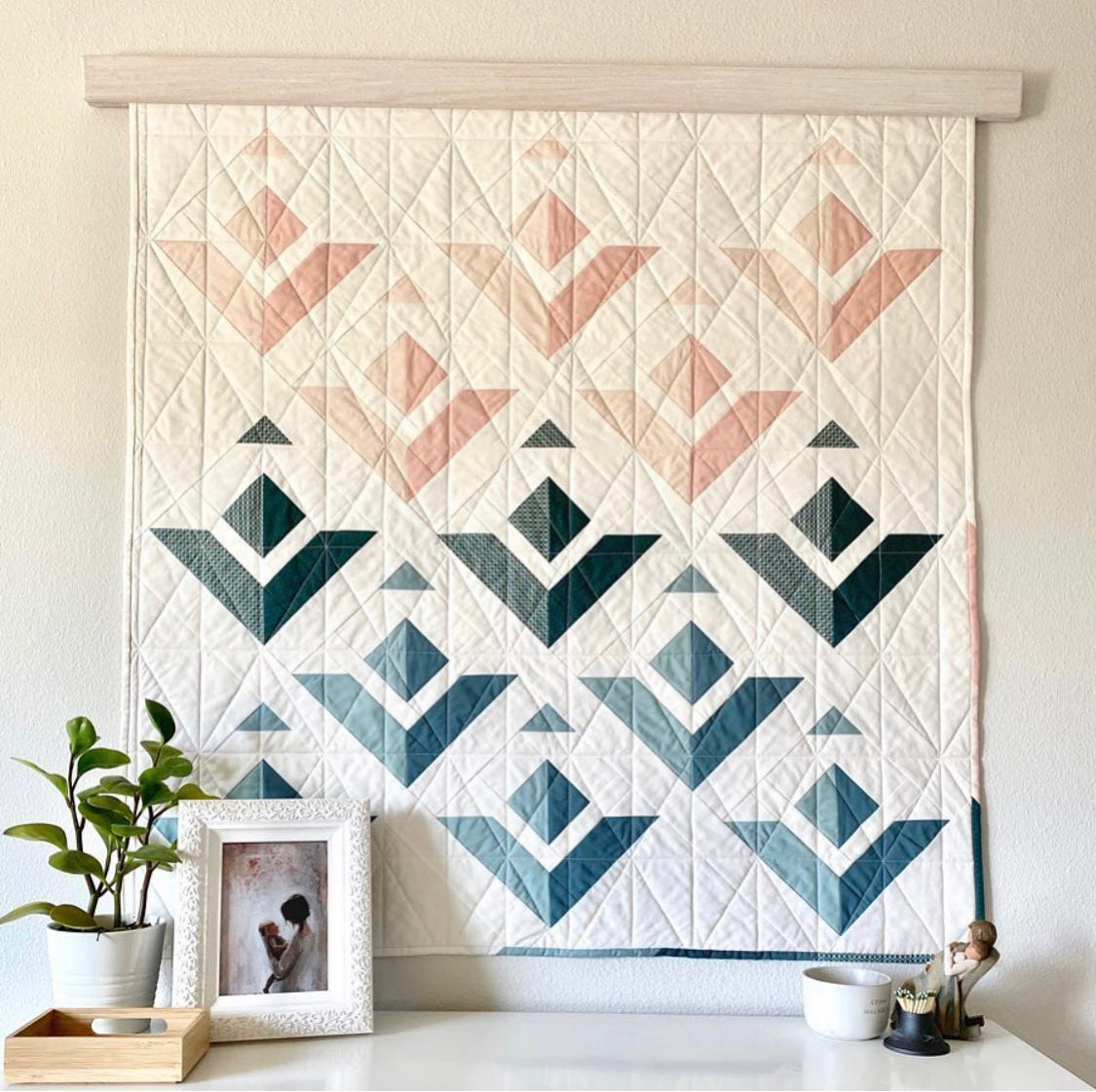 Wall Mounted Quilt Rack