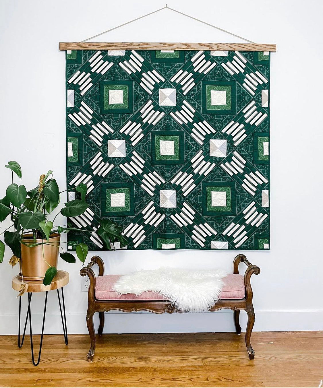 Quilt Rack for Wall Displays
