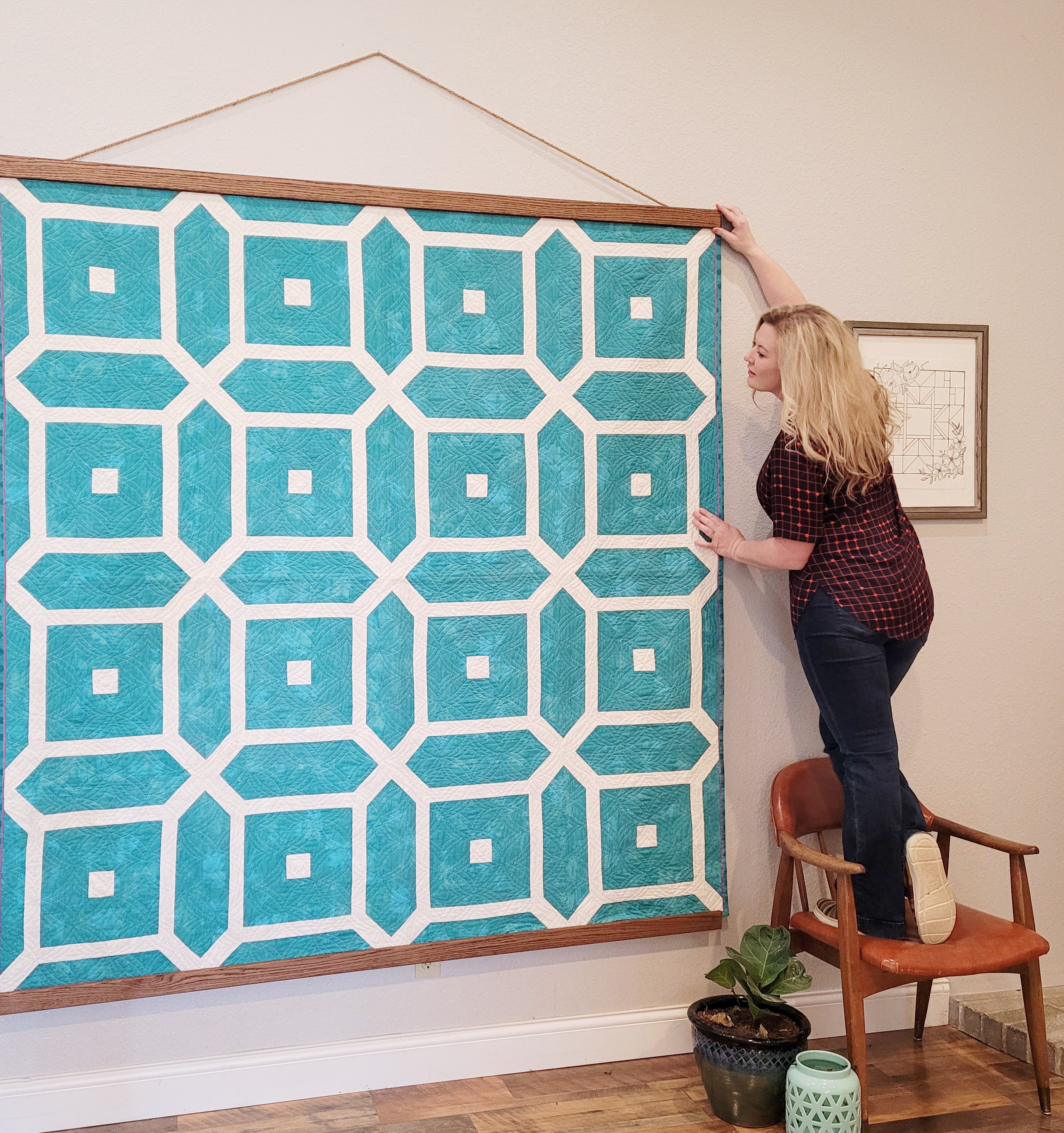 Quilt Hanger Compression Modern Quilt Hanger – Quilt Hangers