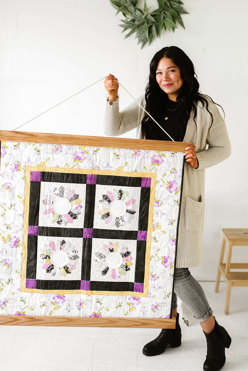 display a quilt